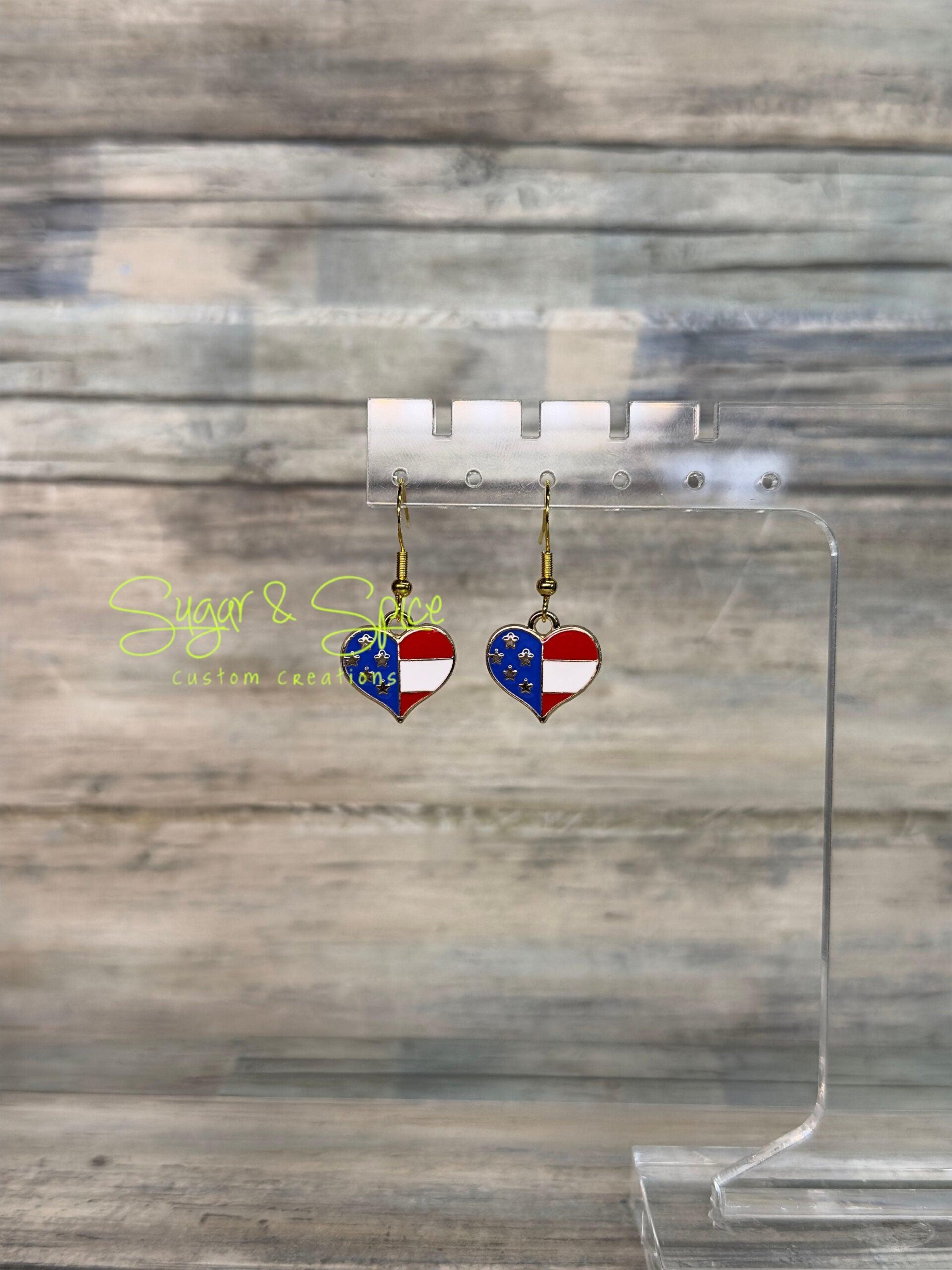 Gold American Symbol Enamels