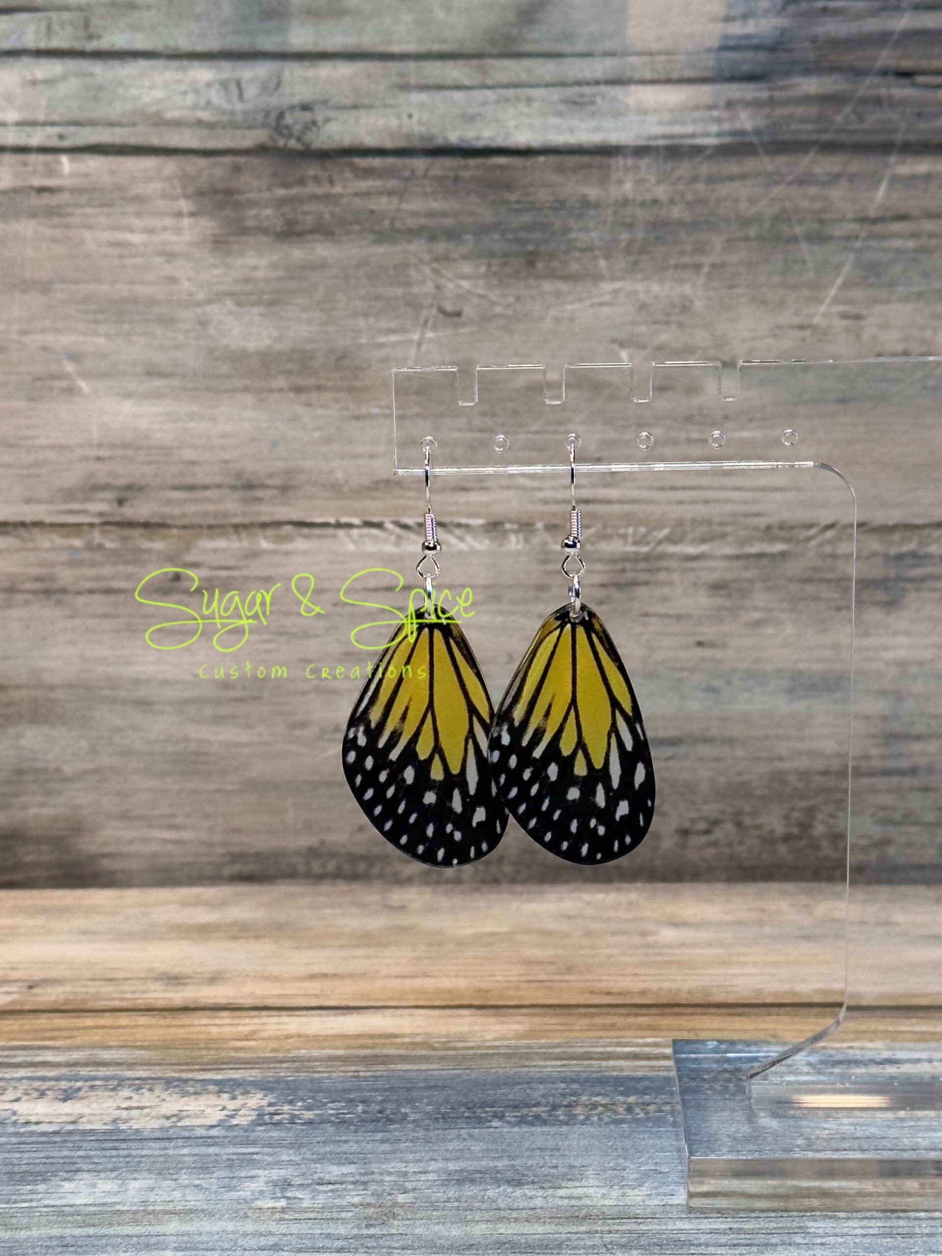 Butterfly Wing Earrings - Image 3