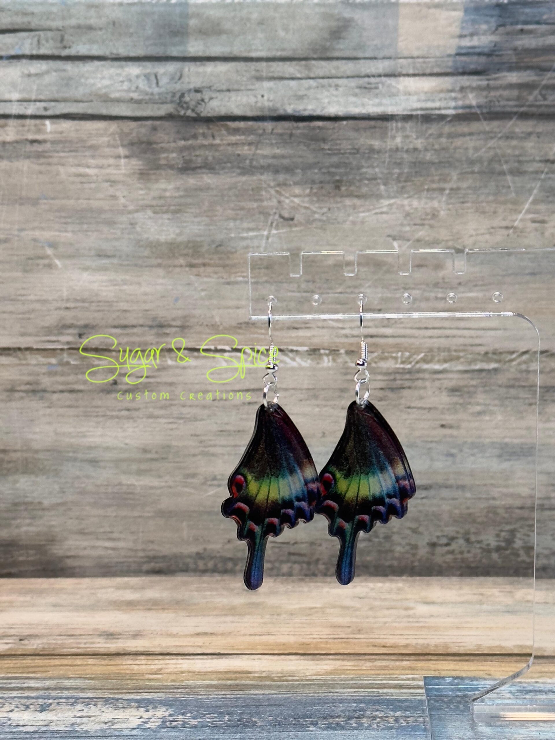 Butterfly Wing Earrings - Image 4