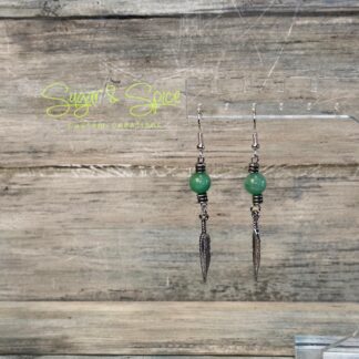 Unique Single Feather Earrings