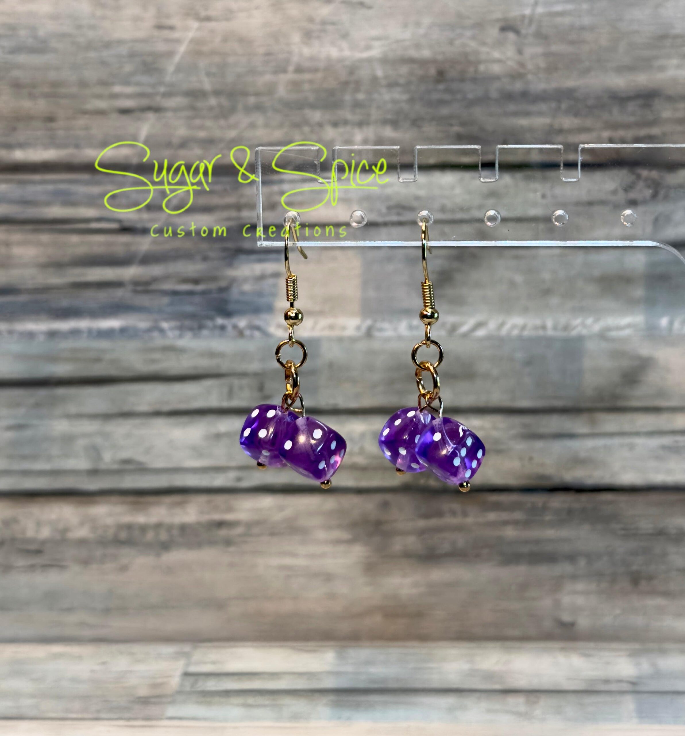 Mini Dice Earrings - Image 4