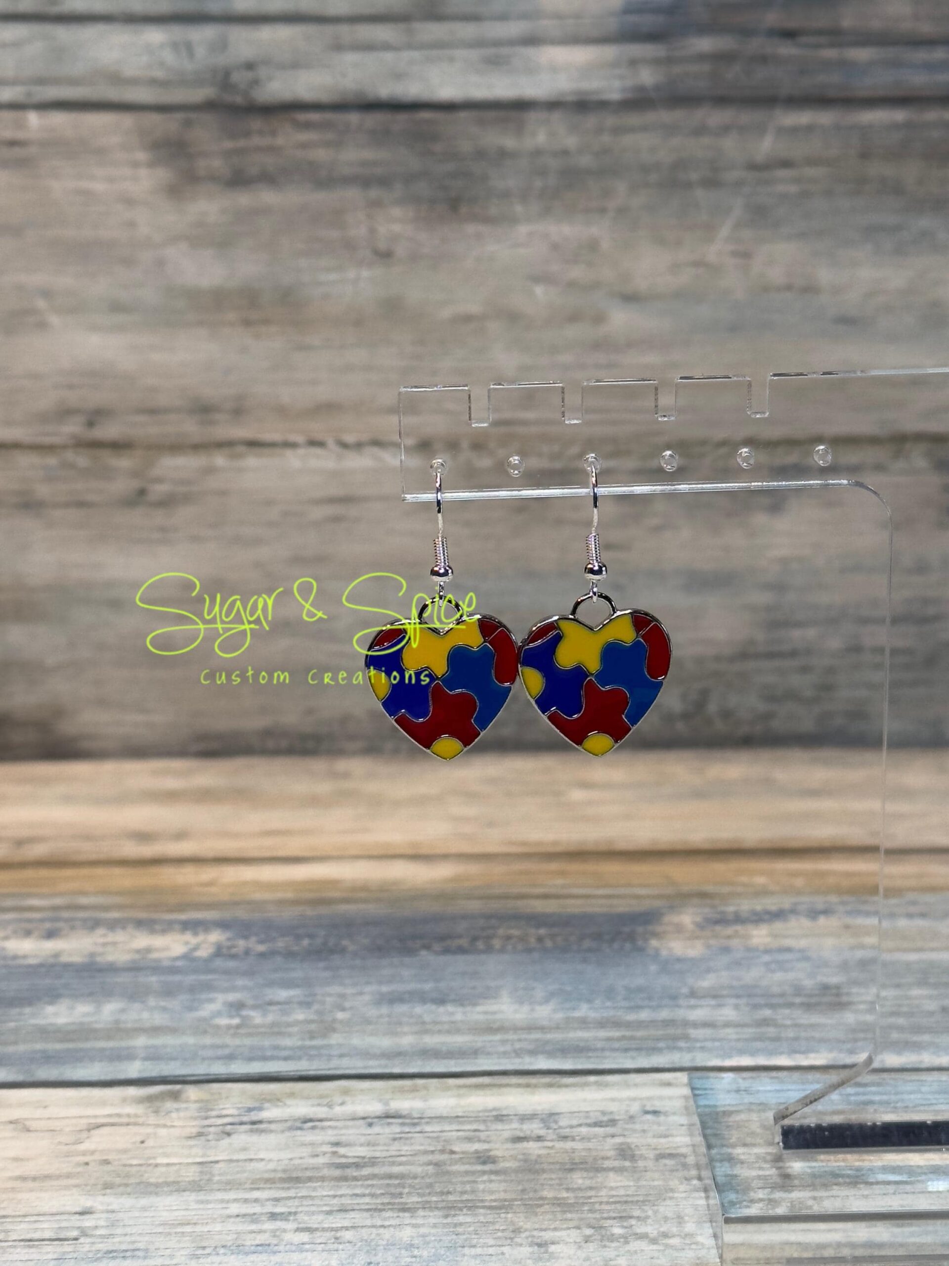 Autism Charm Earrings - Image 5