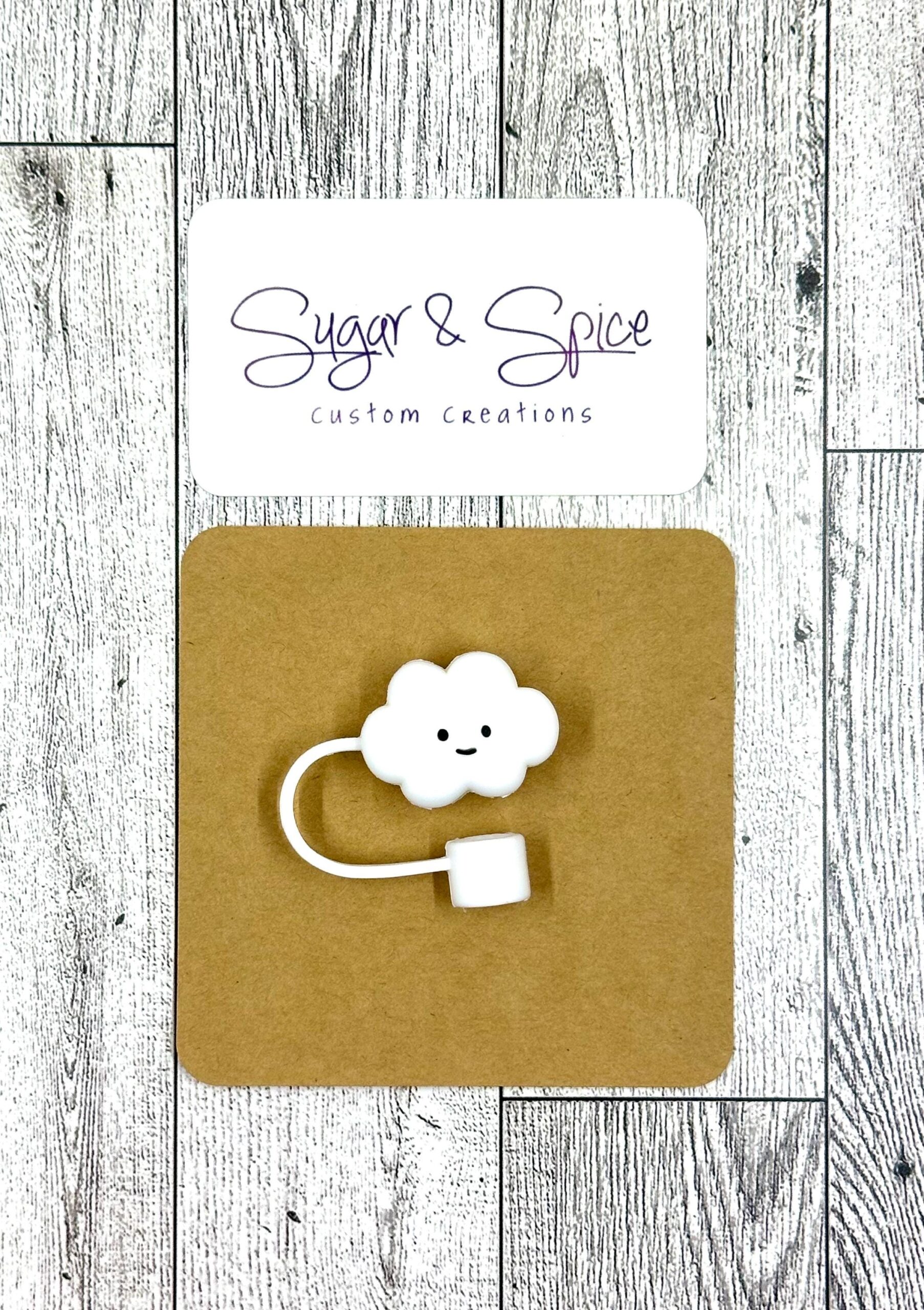 Happy Cloud Straw Topper