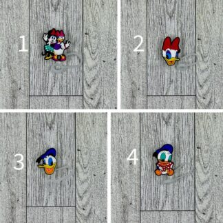 Cartoon Mouse Inspired Straw Toppers