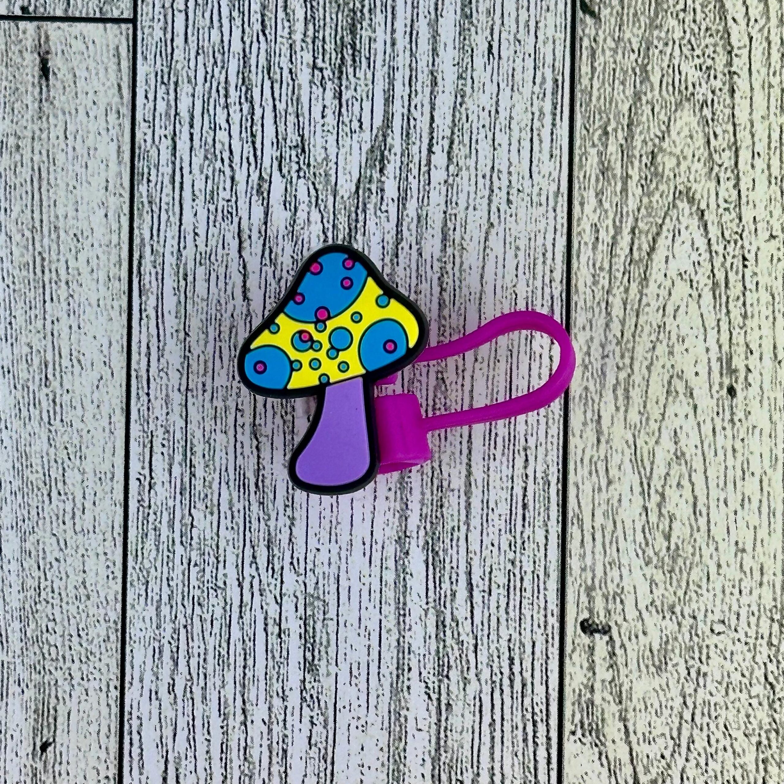 Fun Mushroom Straw Toppers - Image 2