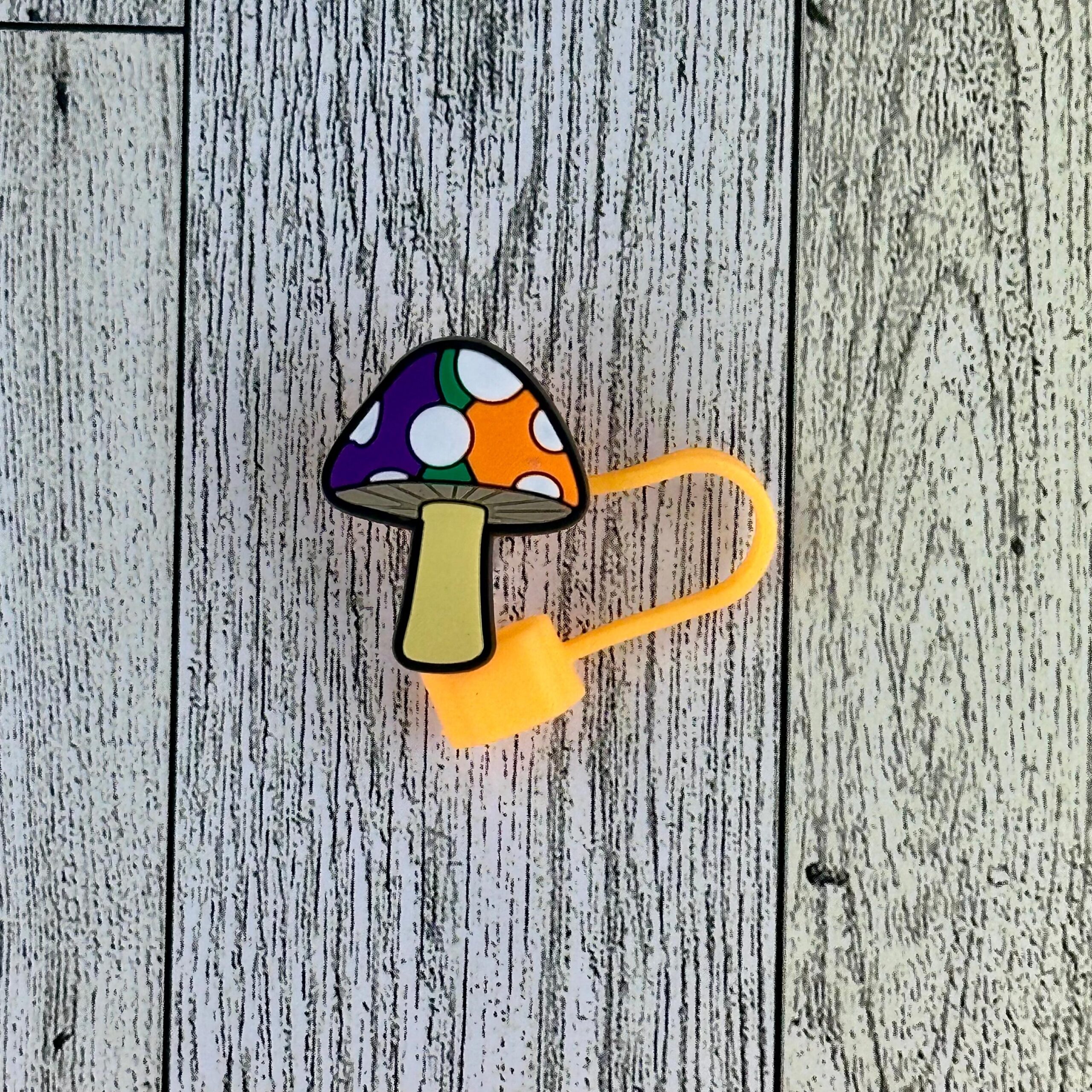 Fun Mushroom Straw Toppers - Image 3