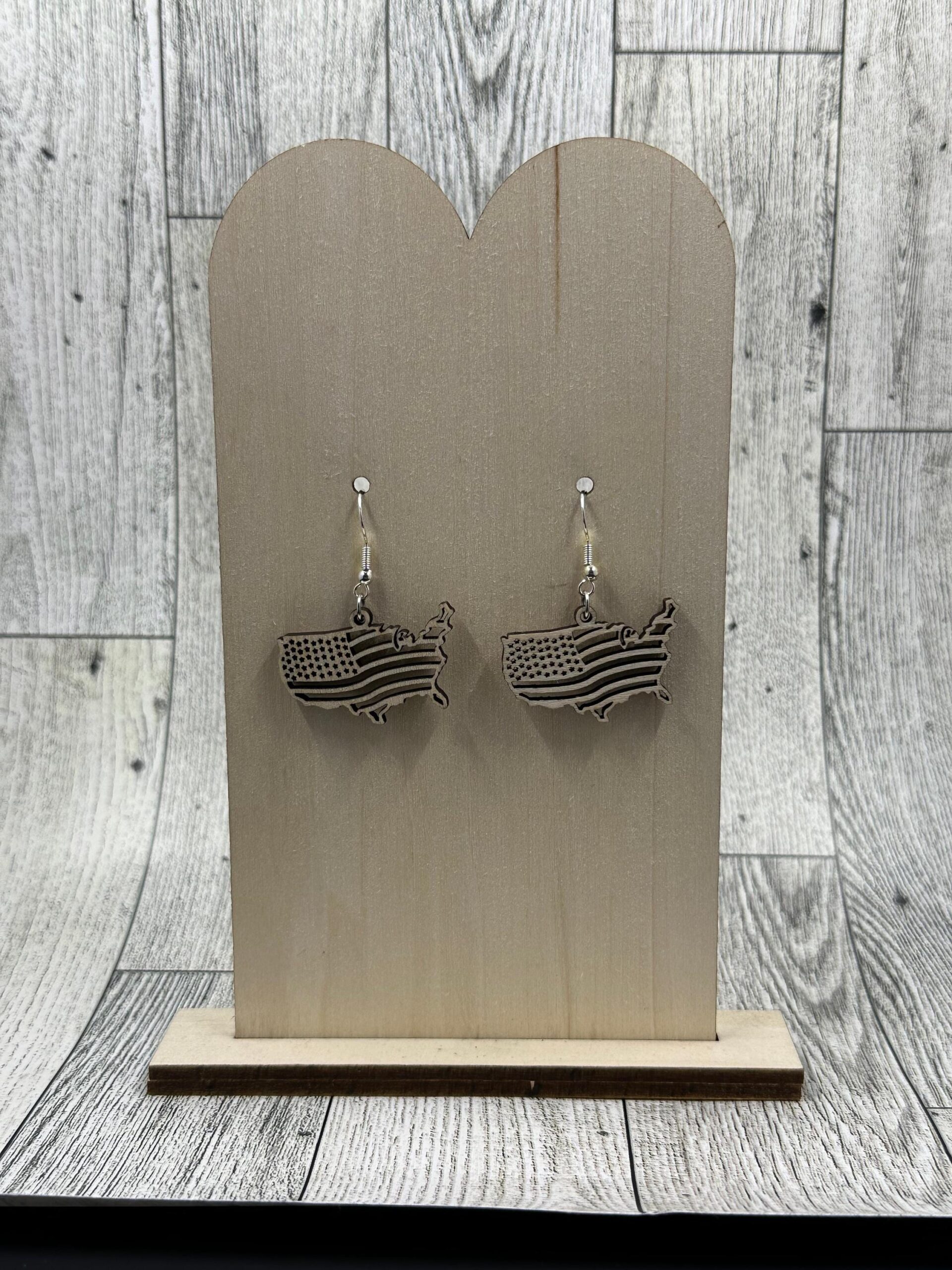 Basswood Americana Earrings - Image 2