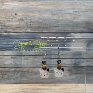 Glass Cat and/or Mouse Earrings