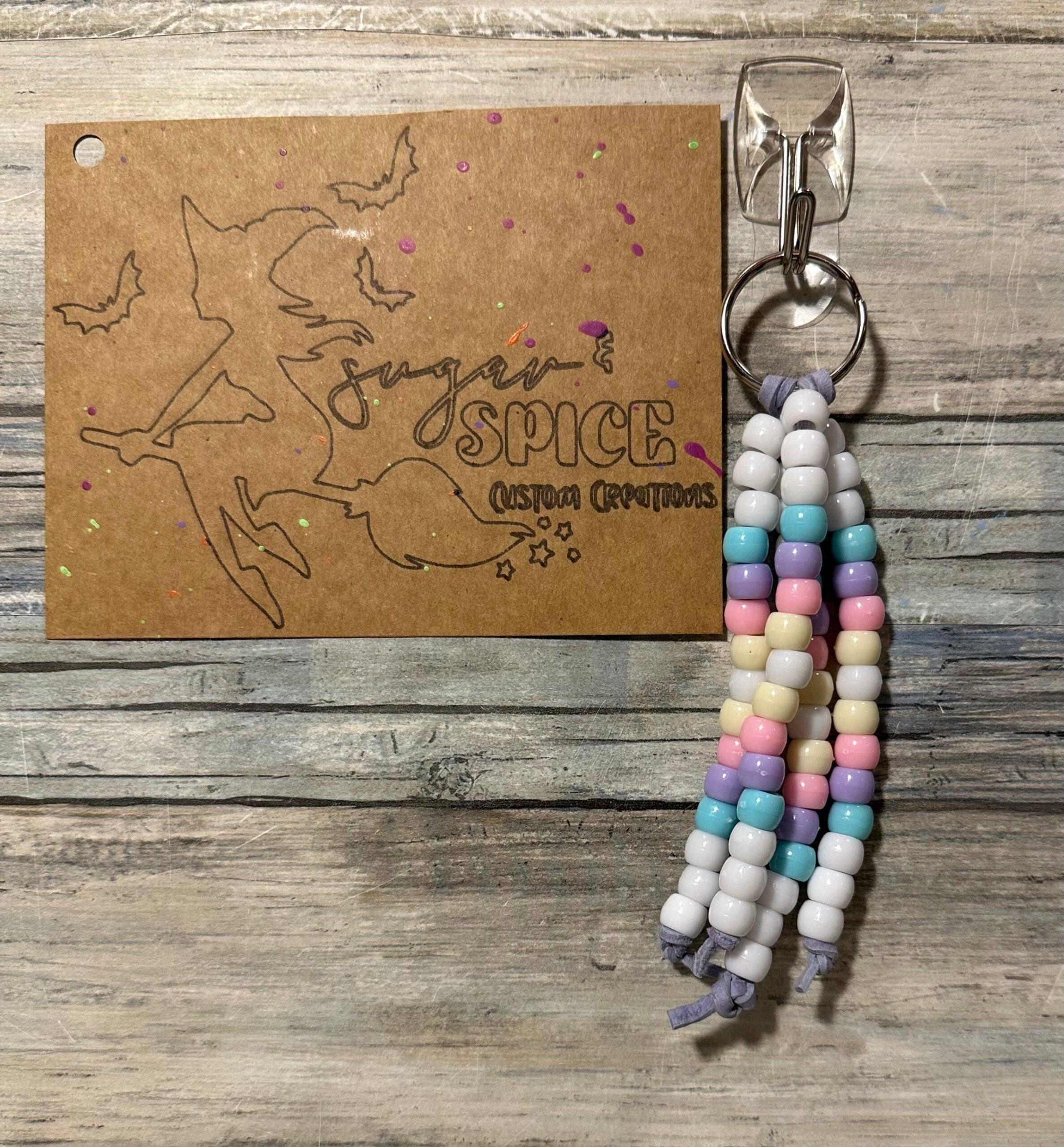 Pony Bead Keychains - Image 2