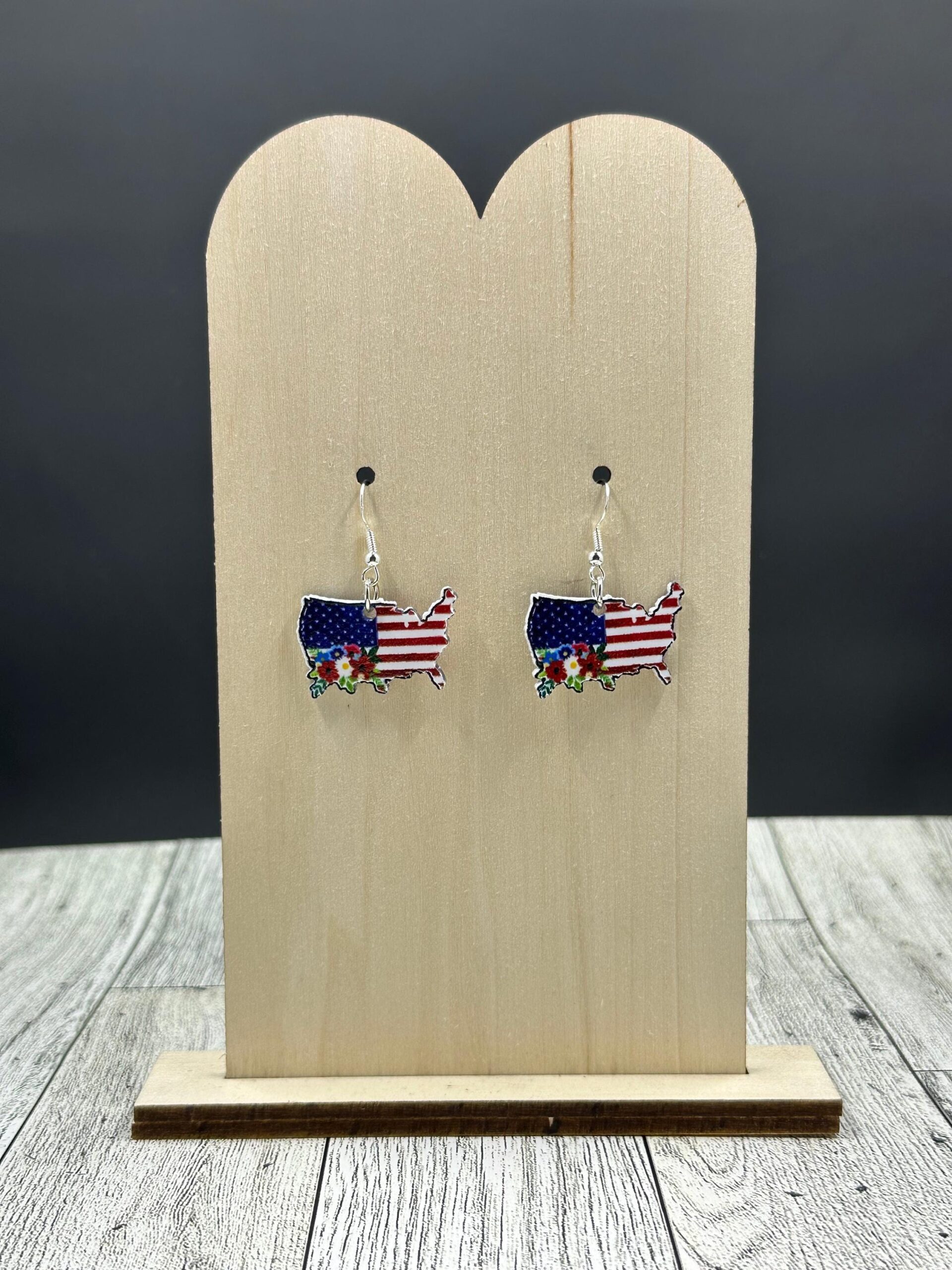 Independence Day Acrylic Earrings - Image 3