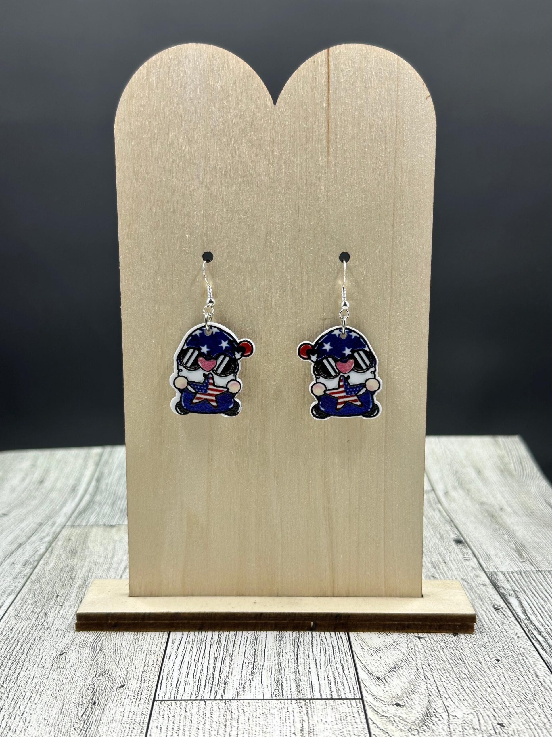 Independence Day Acrylic Earrings - Image 2