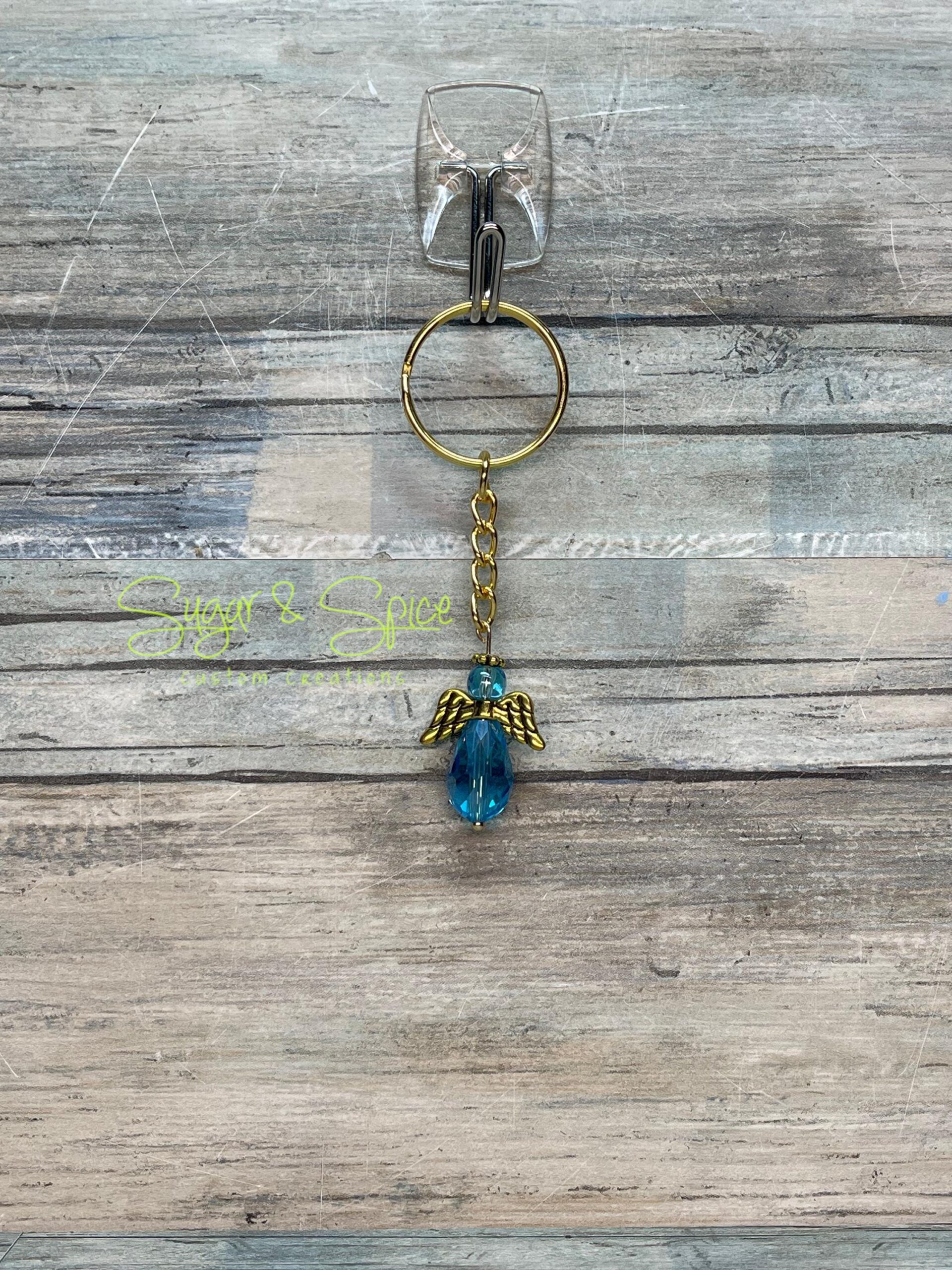 Gold Winged Angel Keychains - Image 2