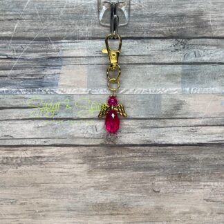 Gold Winged Angel Zipper Pulls