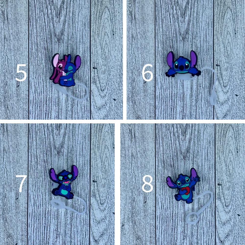 Blue Dog Straw Toppers Set 3 - Image 2