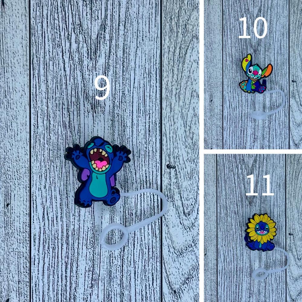 Blue Dog Straw Toppers Set 3 - Image 3