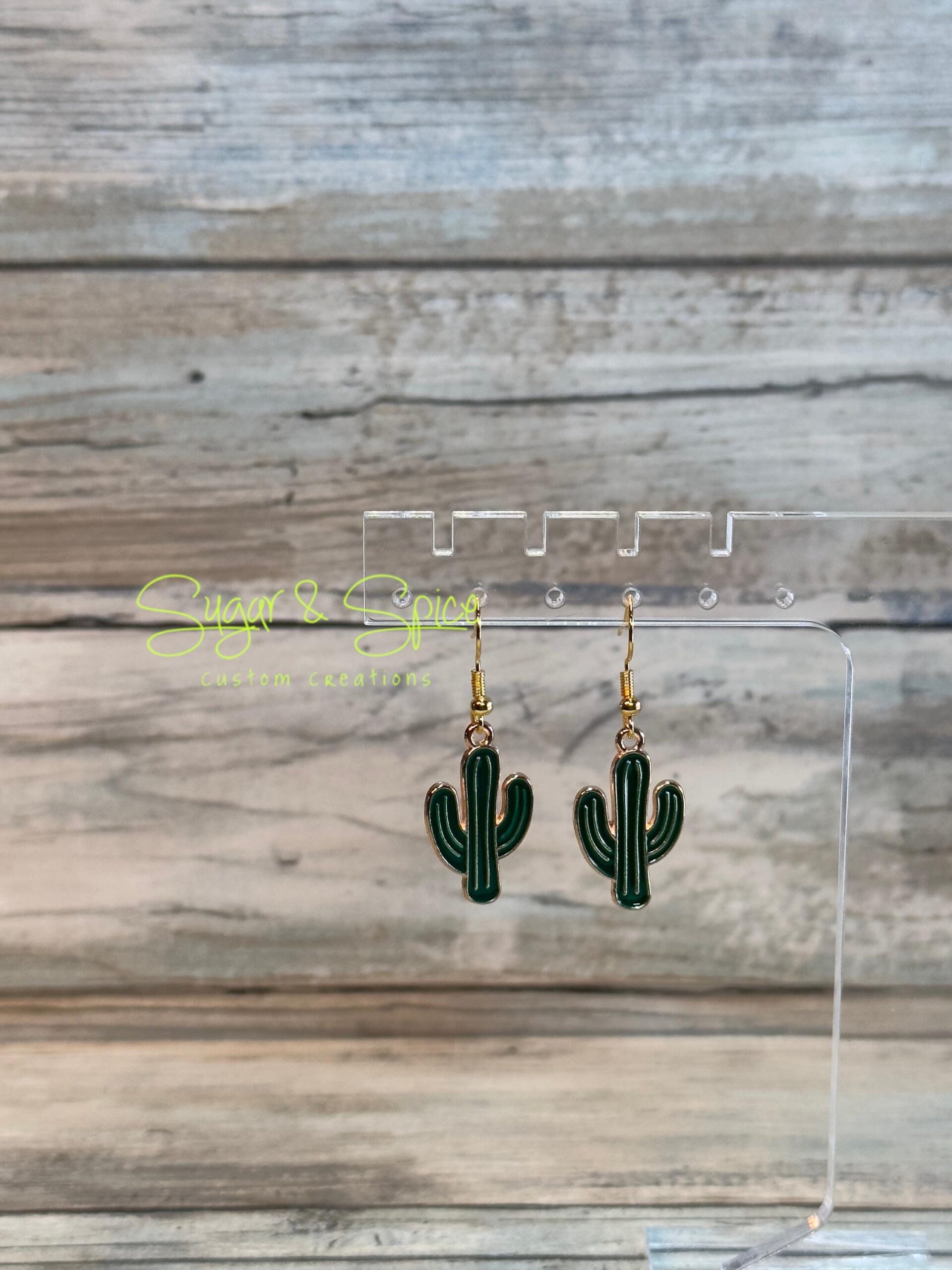Succulent/ Cacti Earrings - Image 7