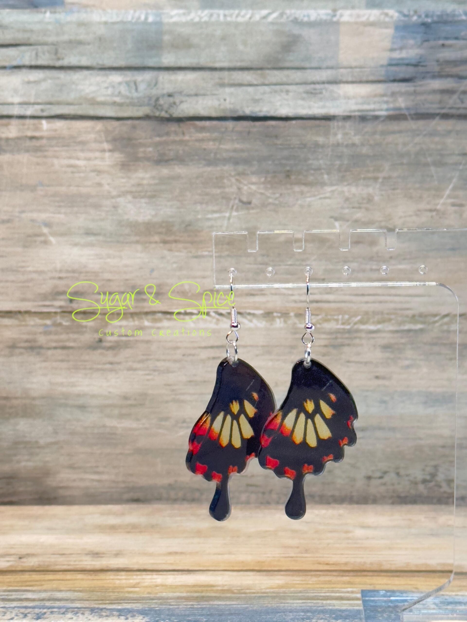 Butterfly Wing Earrings - Image 2