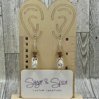 Bottle of Cards Earrings