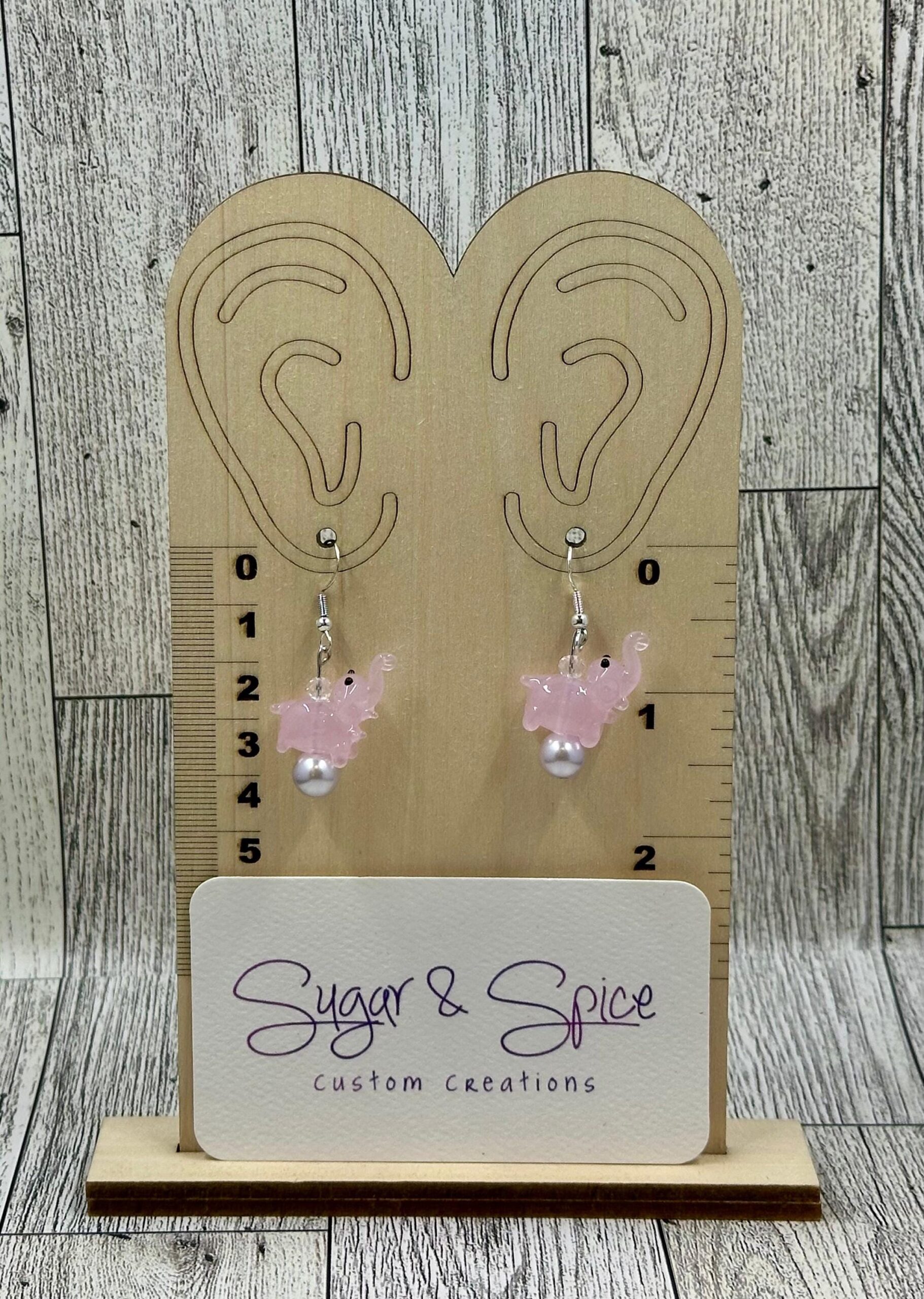 Elephant Earrings (glass)