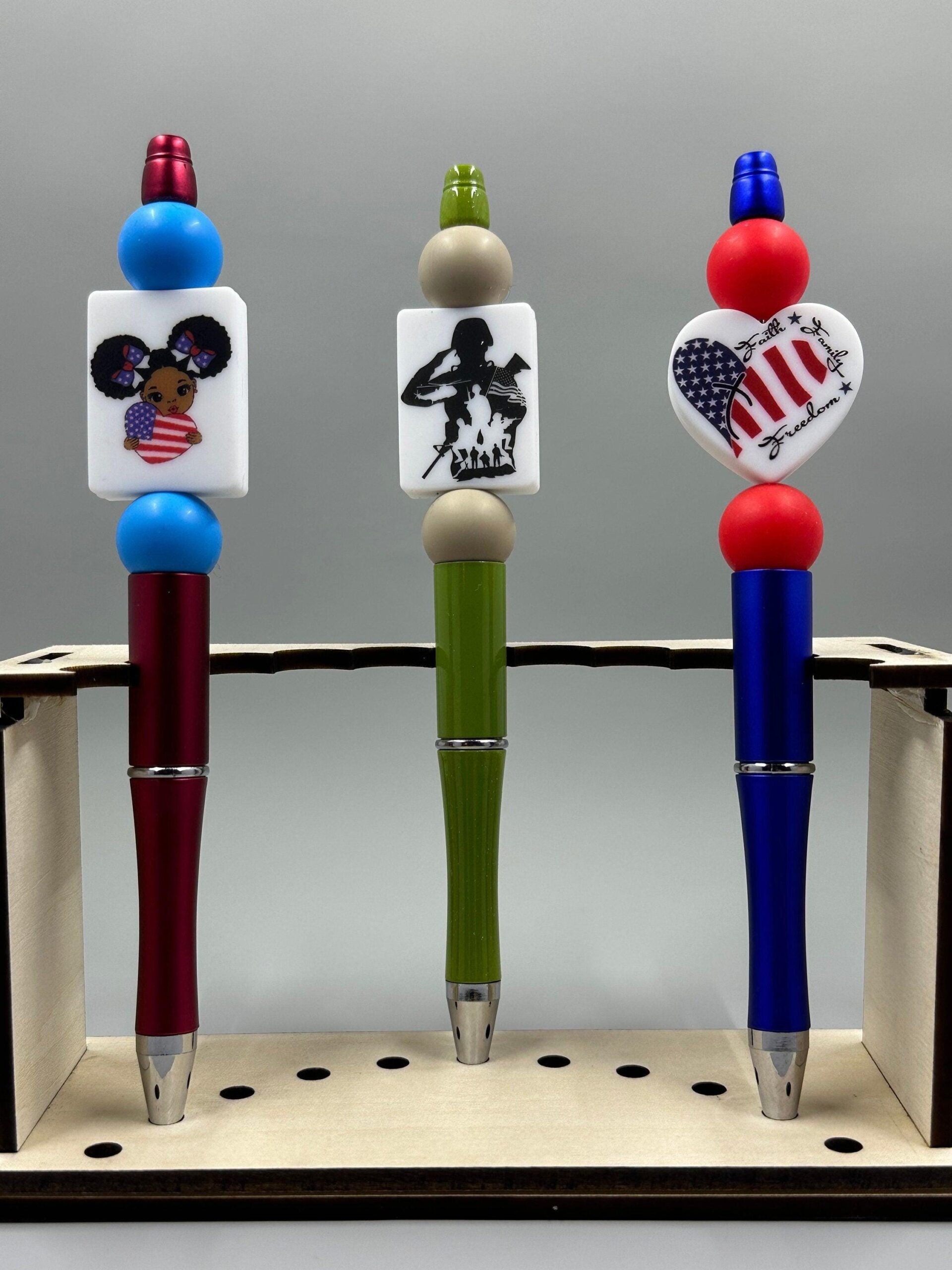 USA Silicone Bead Pens