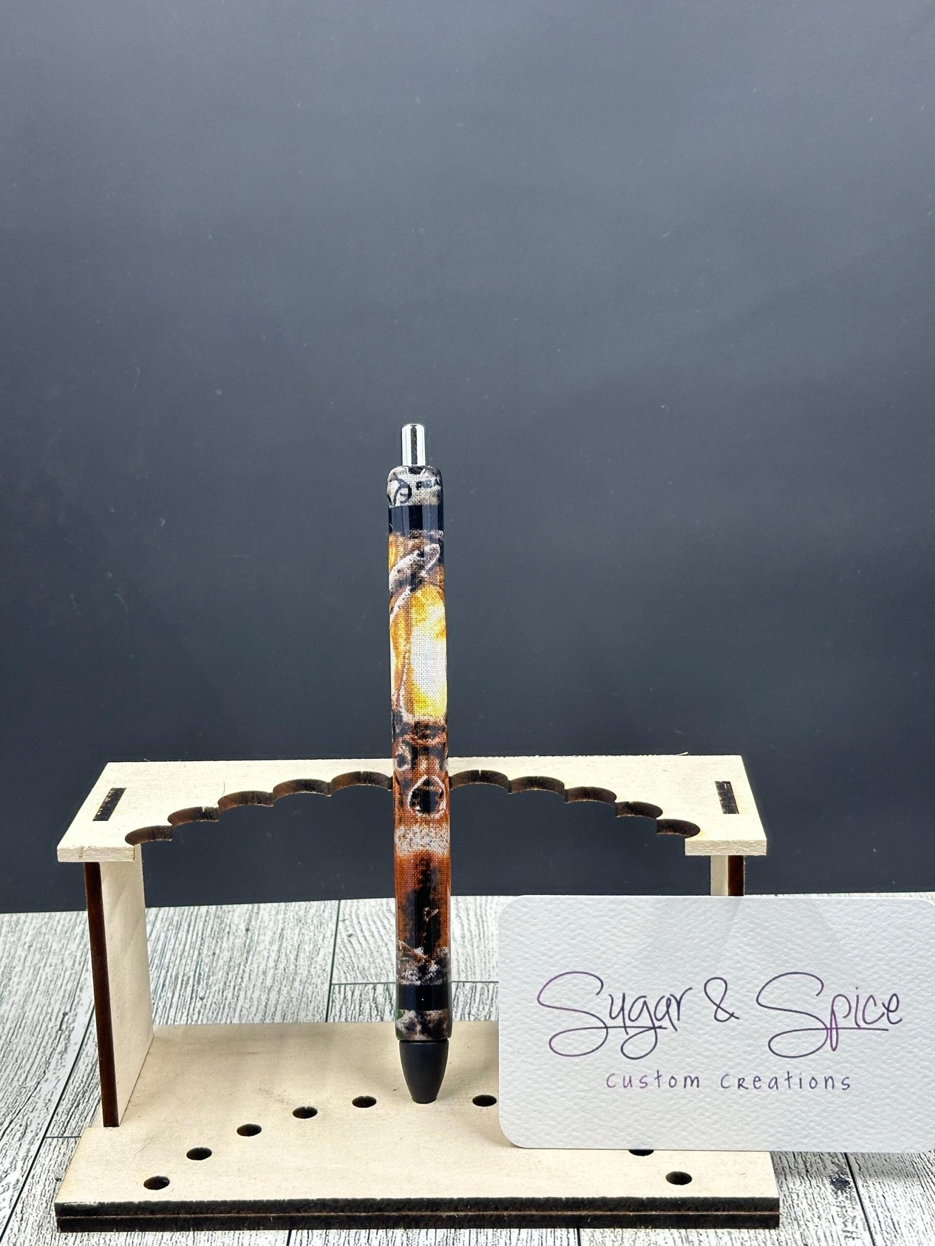 Camo/Deer Fabric Wrapped Resin Pen - Image 2