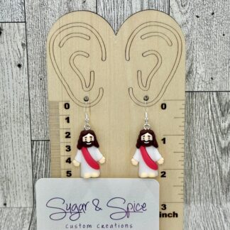 Mini Jesus Earrings