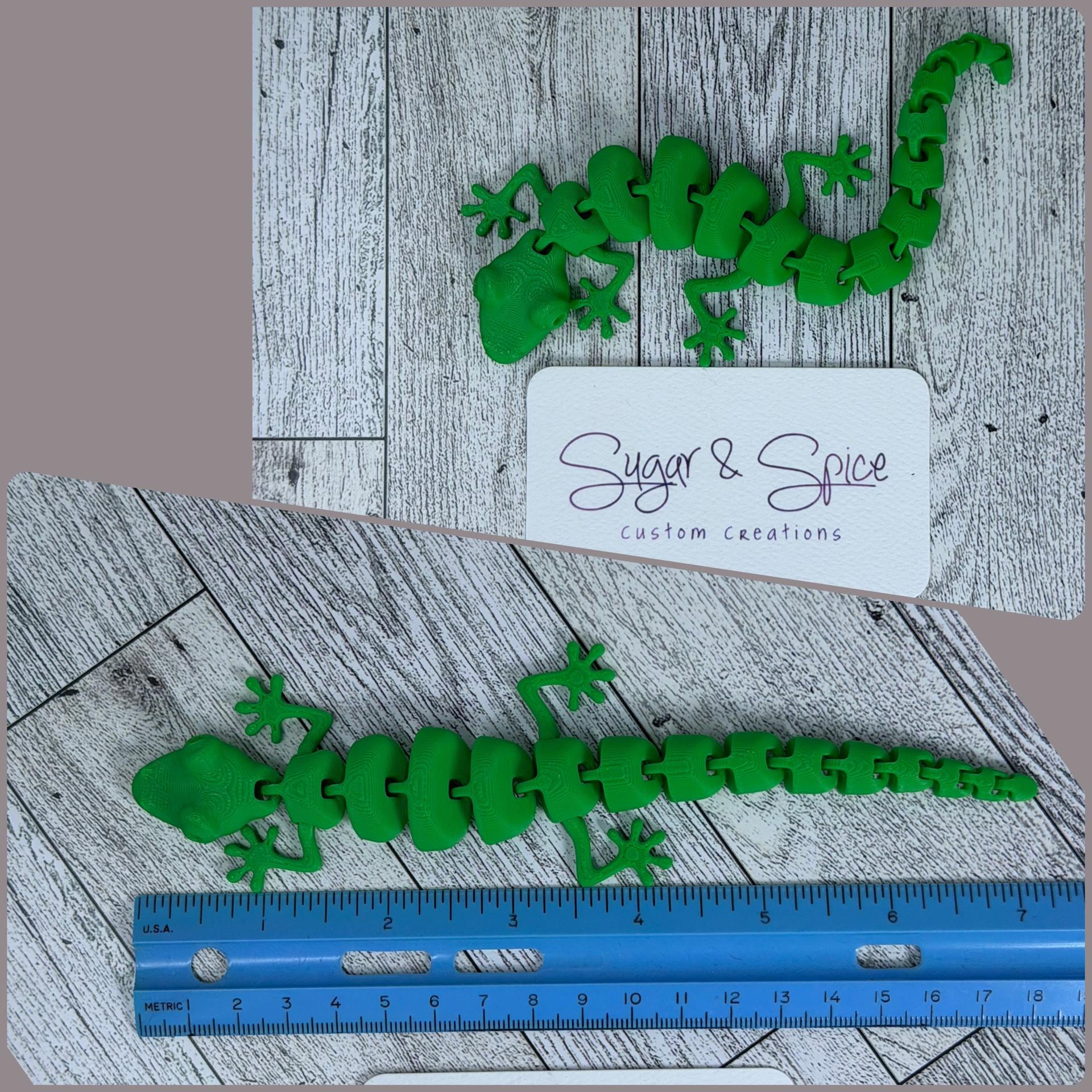 3D Lizard Fidgets
