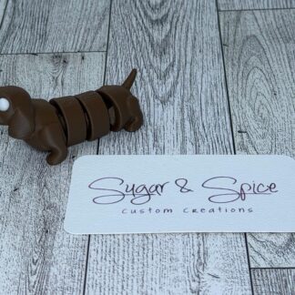3D Fidget Weenie Dog