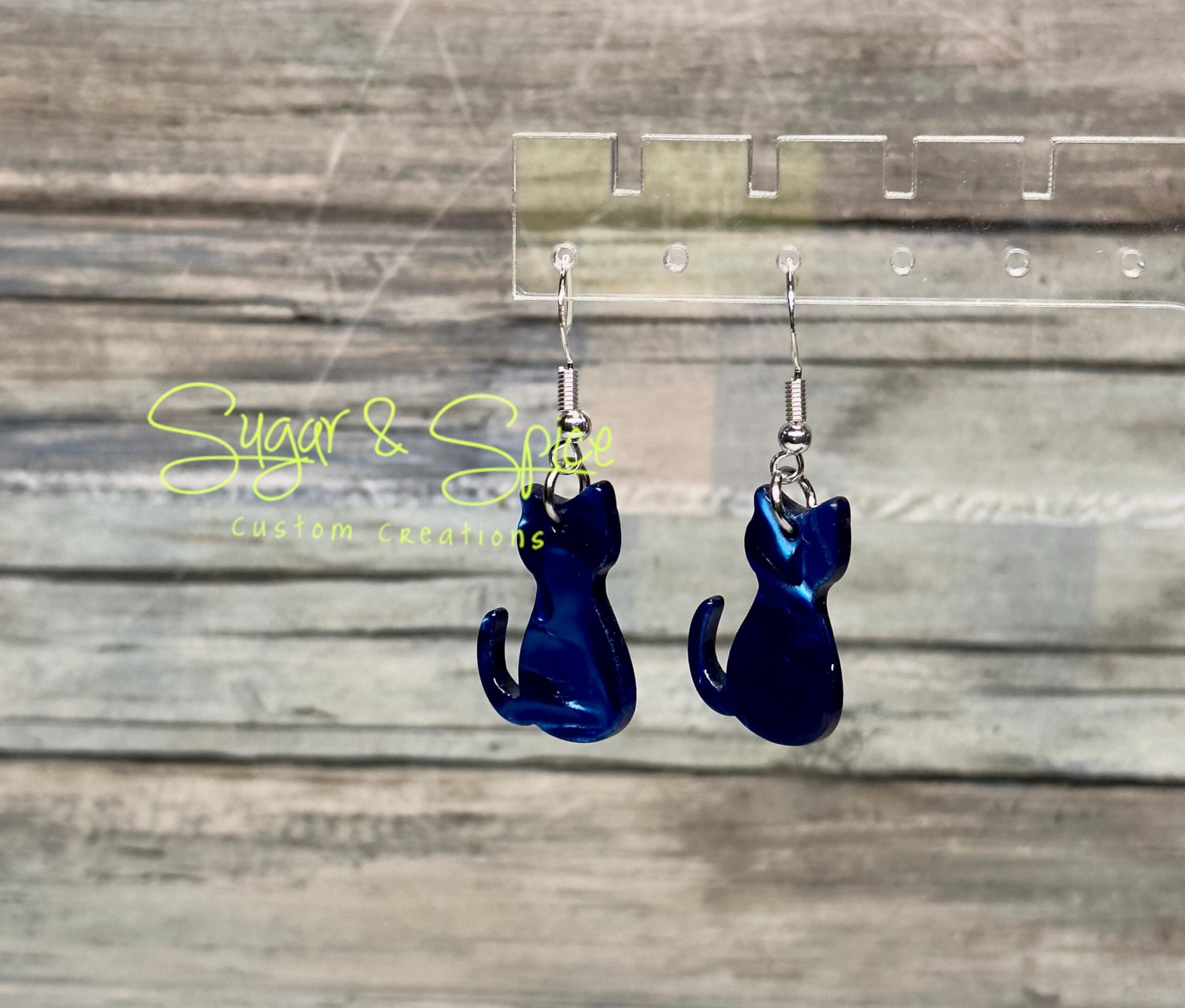 Resin Cat Earrings