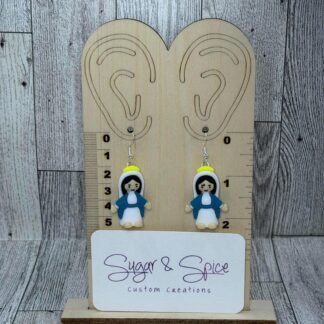 Mary Jesus's mother earrings