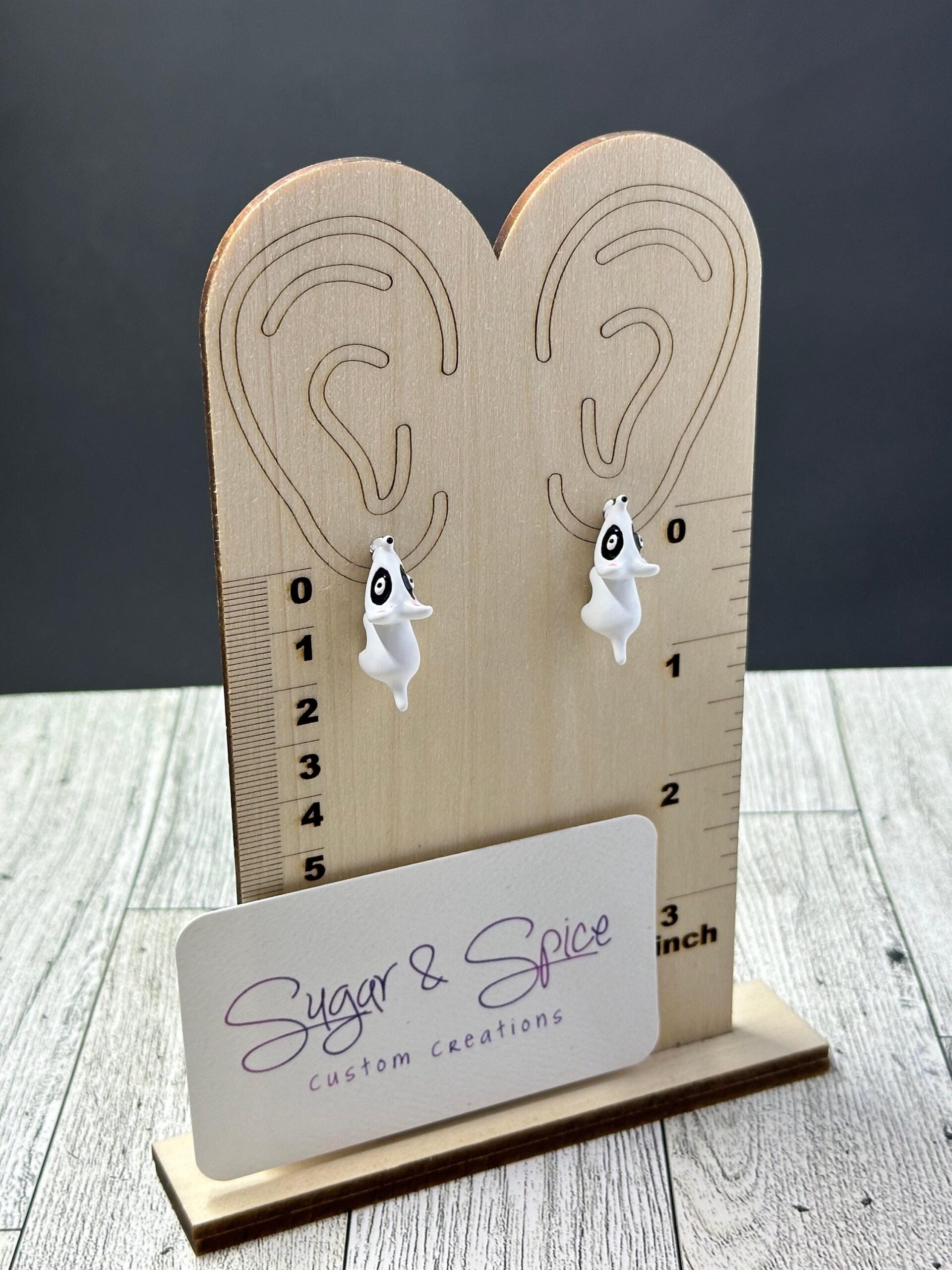 Clay Animal Ear Biters Stud Earrings - Image 4