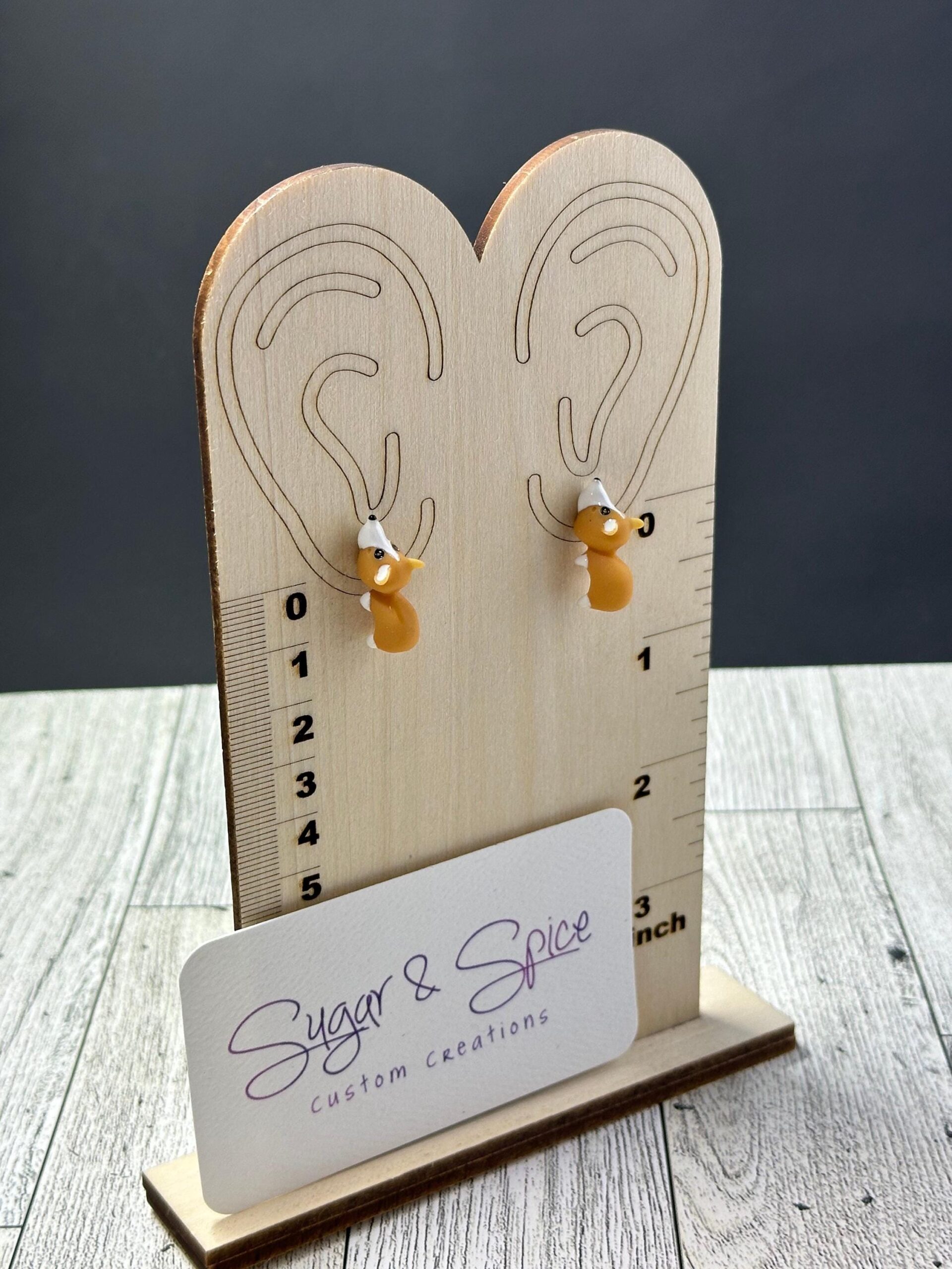 Clay Animal Ear Biters Stud Earrings - Image 5
