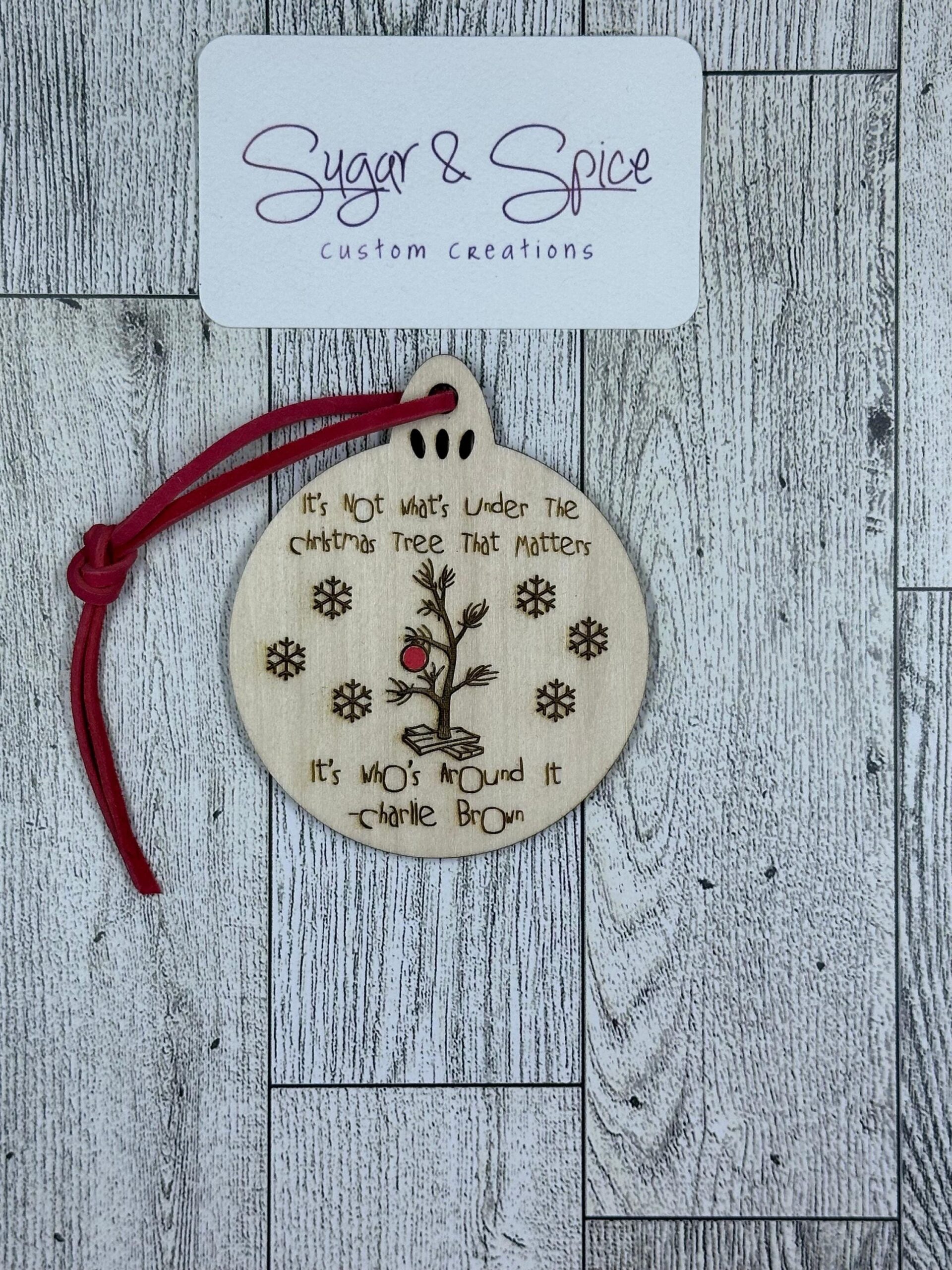 It’s Not What’s Under The Tree Charlie Brown Ornament - Image 2