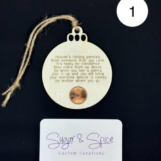 Raining Pennies-Ornament