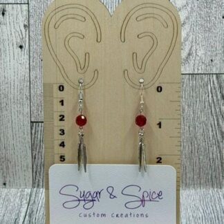 Unique Double Feather Earrings