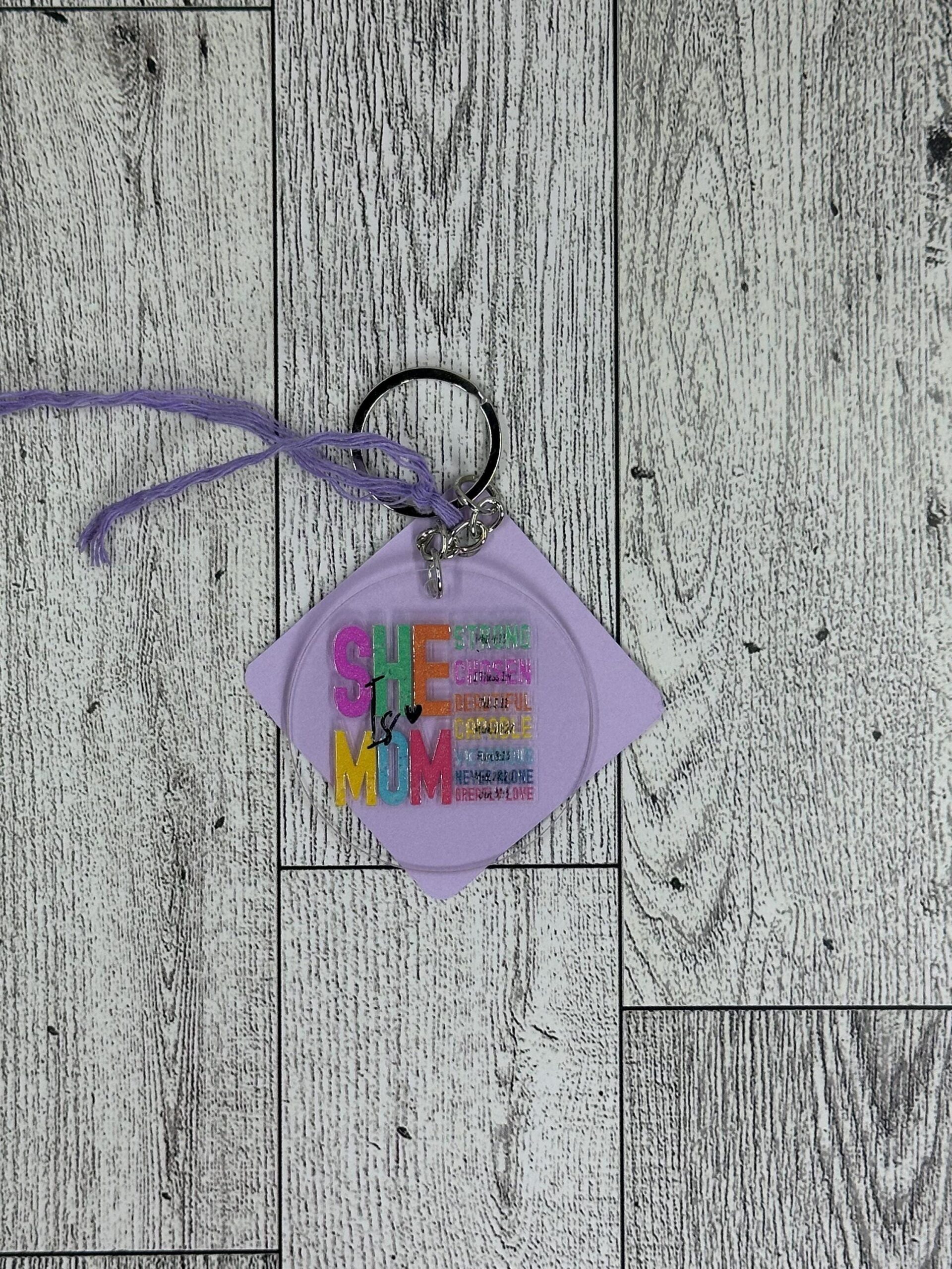 Mom Keychain w/ Tassel - Image 6