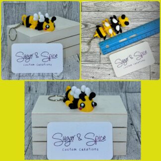 3d Bee Keychain