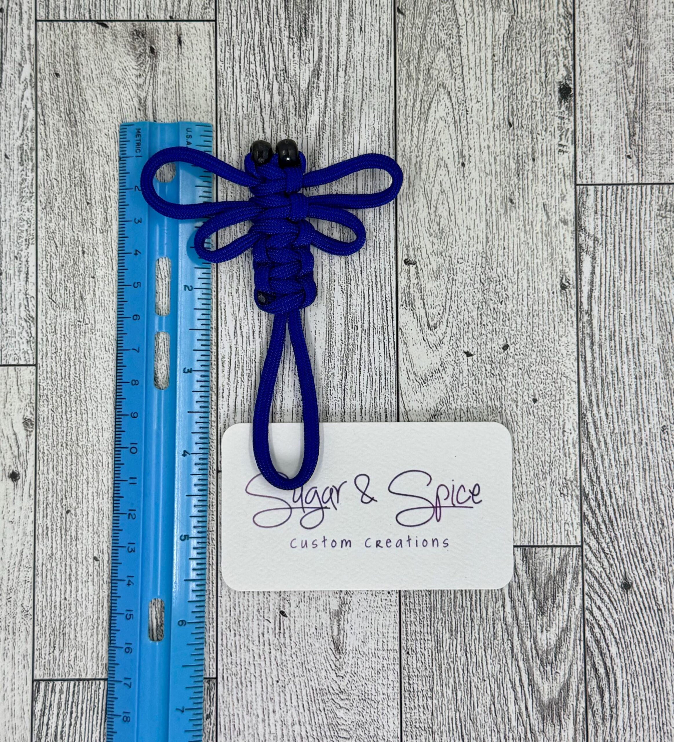 Paracord Dragonfly Keychain & Bag Charm