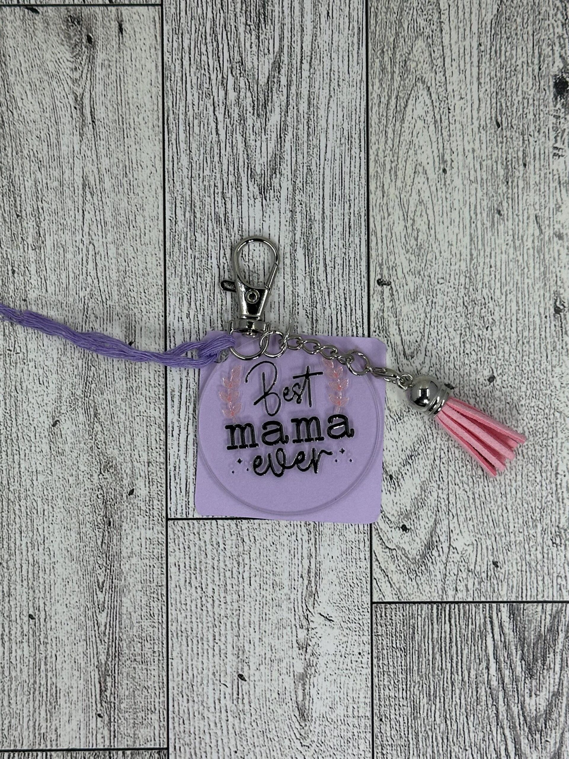 Mom Keychain w/ Tassel - Image 2