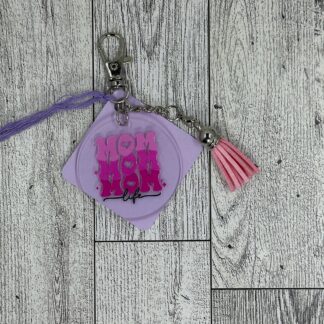 Mom Keychain w/ Tassel