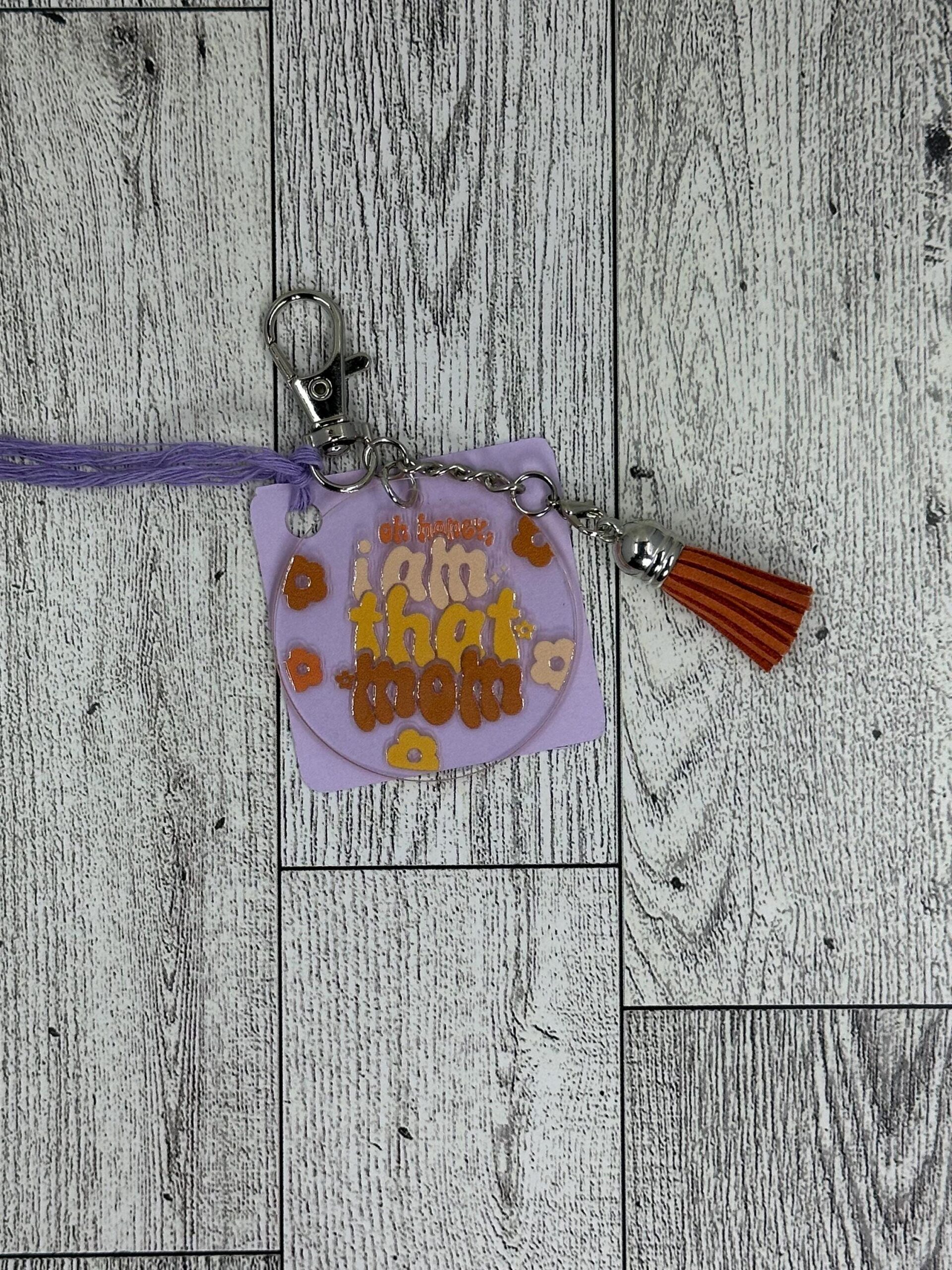 Mom Keychain w/ Tassel - Image 14