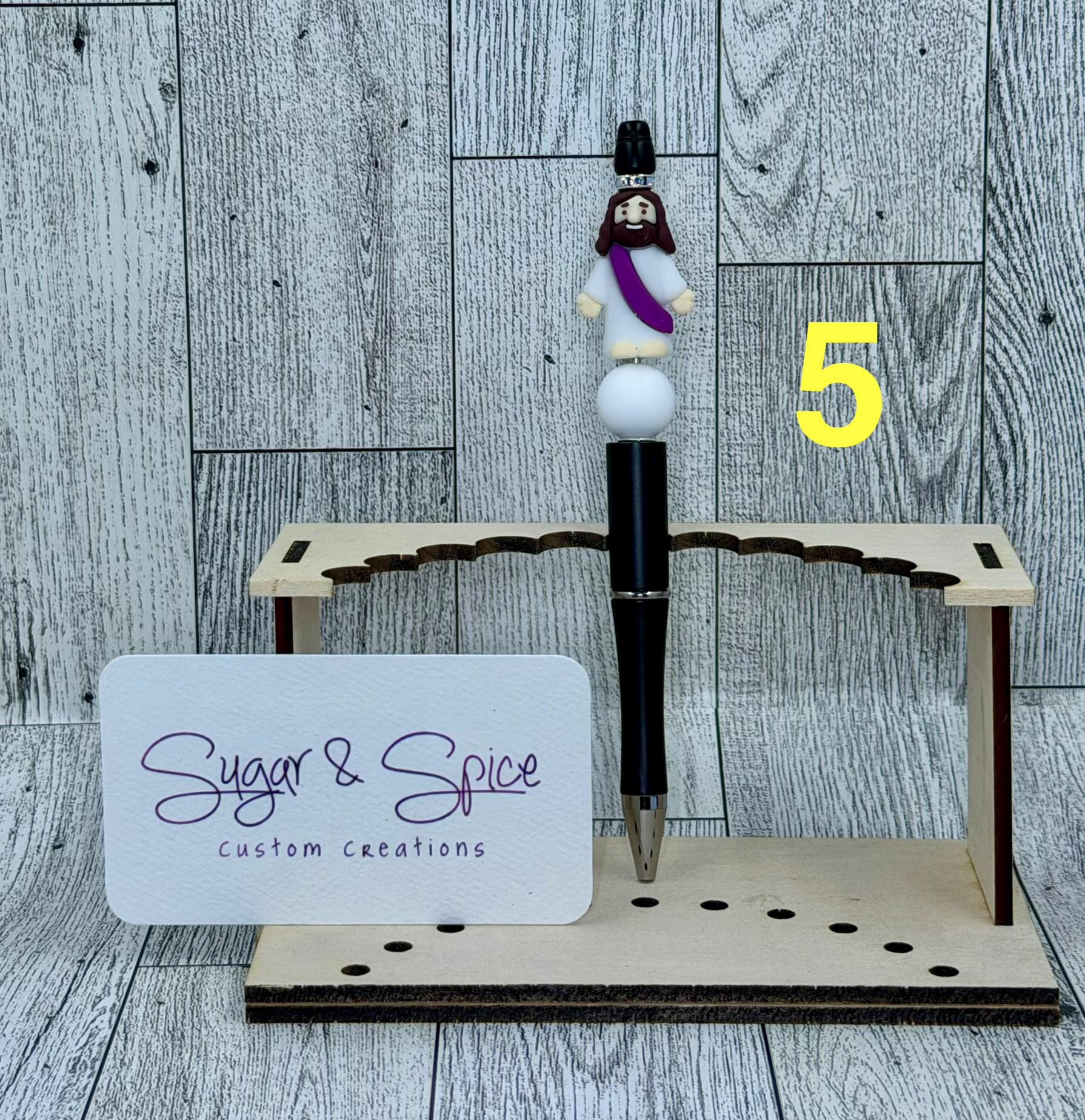 Custom Mini Jesus Focal Bead Pen - Image 5
