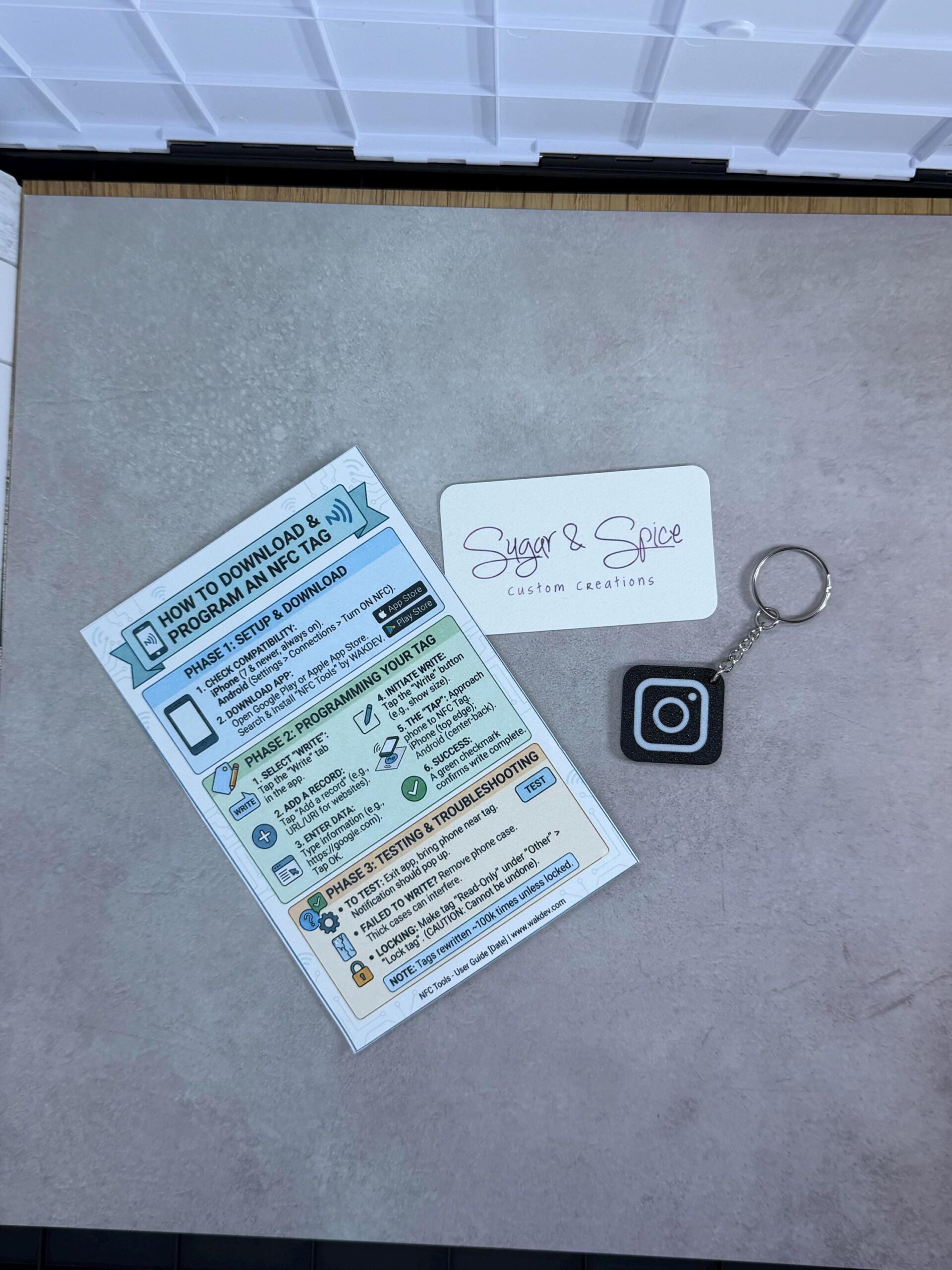 Social Media NFC Keychains - Image 2