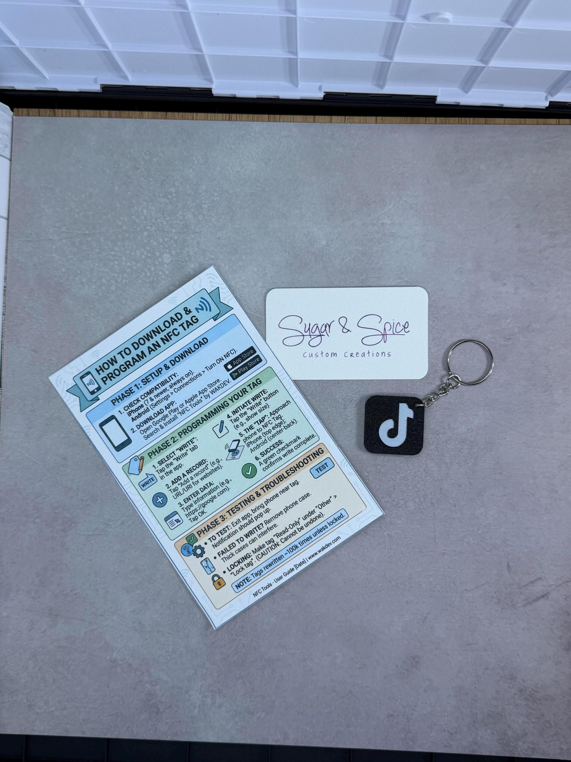 Social Media NFC Keychains